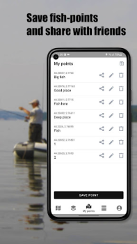 Descargar Dap Drift. Mapas de pesca Mapas y navegación para Android captura de pantalla 4