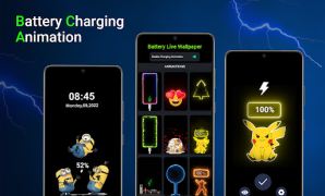 Descargar Batería cargando Animación Trabajo para Android captura de pantalla 5