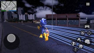 Descargar Blue Hero Rope Game Juegos de acción para Android captura de pantalla 2