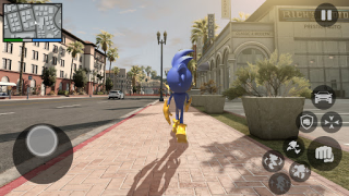 Descargar Blue Hero Rope Game Juegos de acción para Android captura de pantalla 4