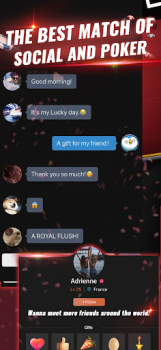 Descargar PokerGaga: Poker & Video Chat Juegos de mesa para Android captura de pantalla 4