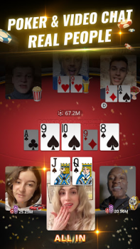 Descargar PokerGaga: Poker & Video Chat Juegos de mesa para Android captura de pantalla 6