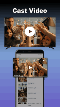 Descargar Espejo de pantalla para TV Editores y reproductores de video para Android captura de pantalla 4