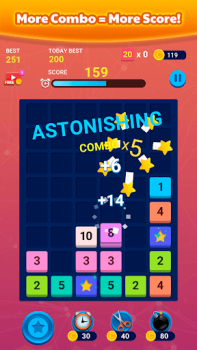 Descargar Merge Block: Number Merge Game Rompecabezas para Android captura de pantalla 4