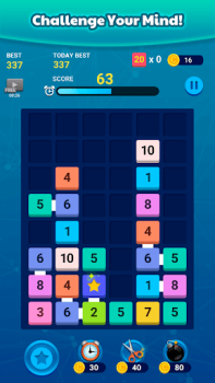Descargar Merge Block: Number Merge Game Rompecabezas para Android captura de pantalla 5