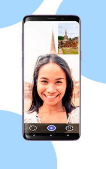 Descargar BiCamera: delantera y trasera Personalización para Android captura de pantalla 3