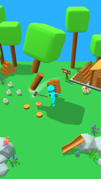 Descargar Craftheim - Isla del leñador Simuladores para Android captura de pantalla 5