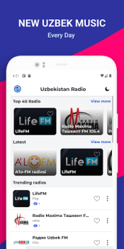 Descargar Uzbek Radio: O'zbekiston FM Música y audio para Android captura de pantalla 3
