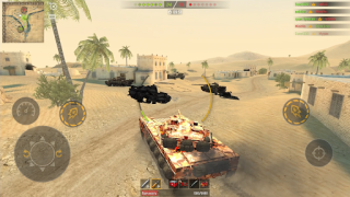 Descargar War of Tanks juegos de tanques Juegos de acción para Android captura de pantalla 2