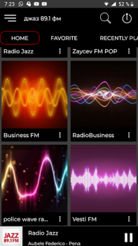 Descargar Pадио джаз 89.1 фм онлайн Música y audio para Android captura de pantalla 2