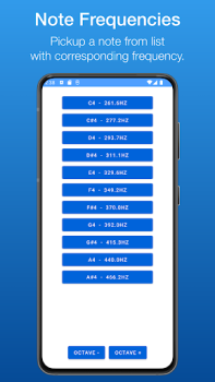 Descargar Tone Generator Música y audio para Android captura de pantalla 2