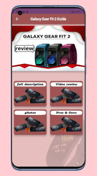 Descargar Galaxy Fit 2 smart watch Guide Educación para Android captura de pantalla 2
