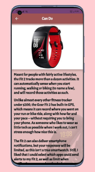 Descargar Galaxy Fit 2 smart watch Guide Educación para Android captura de pantalla 3