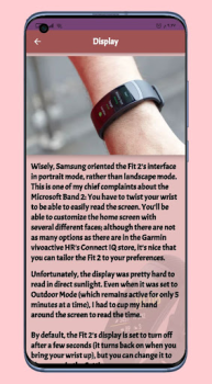 Descargar Galaxy Fit 2 smart watch Guide Educación para Android captura de pantalla 4