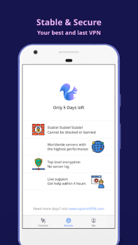 Descargar SquirrelVPN Negocio para Android captura de pantalla 2
