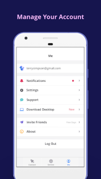 Descargar SquirrelVPN Negocio para Android captura de pantalla 3
