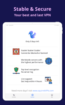 Descargar SquirrelVPN Negocio para Android captura de pantalla 6