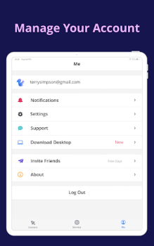 Descargar SquirrelVPN Negocio para Android captura de pantalla 7