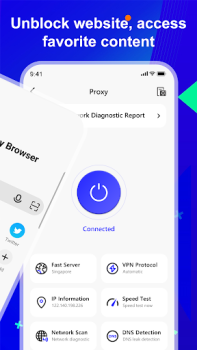 Descargar Private VPN - Proxy Browser Trabajo para Android captura de pantalla 2