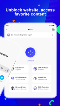 Descargar Private VPN - Proxy Browser Trabajo para Android captura de pantalla 7