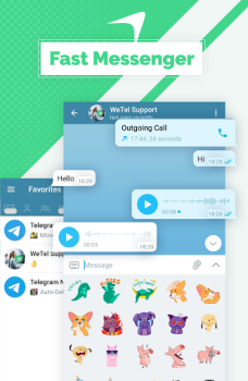 Descargar WeTel | ضد فیلتر | بدون فیلتر Comunicación para Android captura de pantalla 2