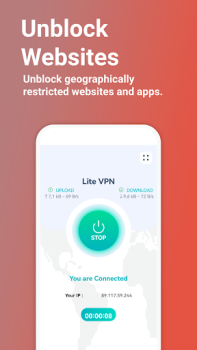 Descargar Lite VPN - Secure VPN Proxy Herramientas para Android captura de pantalla 2