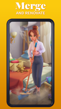 Descargar Merge Hotel Empire: Diseño Juegos casuales para Android captura de pantalla 2