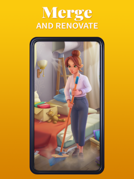 Descargar Merge Hotel Empire: Diseño Juegos casuales para Android captura de pantalla 7