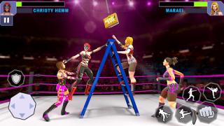 Descargar Bad Girls Wrestling Game Juegos de deporte para Android captura de pantalla 2