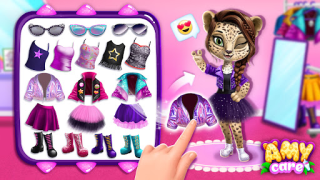 Descargar Amy Care - Mi bebé leopardo Juegos de aprendizaje para Android captura de pantalla 5