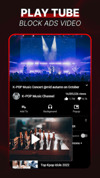 Descargar PlayTube - Block Ads Video Herramientas para Android captura de pantalla 4
