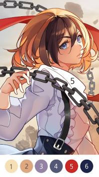 Descargar Juegos pintar - Anime Colorear Arte y Diseño para Android captura de pantalla 5