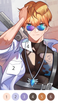 Descargar Juegos pintar - Anime Colorear Arte y Diseño para Android captura de pantalla 6