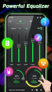 Descargar Ecualizador - Bajo Refuerzo Música y audio para Android captura de pantalla 2