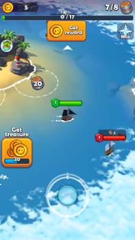 Descargar Pirate Raid - Batalla Naval Simuladores para Android captura de pantalla 6