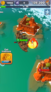 Descargar Pirate Raid - Batalla Naval Simuladores para Android captura de pantalla 7