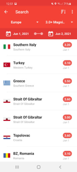 Descargar Mis Alertas de Terremotos Clima para Android captura de pantalla 2