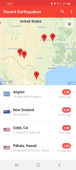 Descargar Mis Alertas de Terremotos Clima para Android captura de pantalla 4