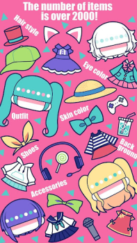 Descargar CustomTiyoko -Dress Up Game- Juegos casuales para Android captura de pantalla 2