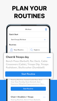 Descargar Hevy: Entreno Gimnasio Rutinas Salud y estado fisico para Android captura de pantalla 4