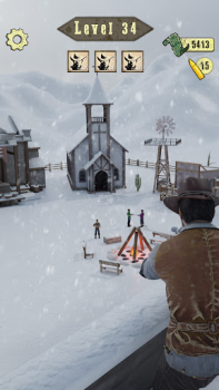 Descargar Wild West Sniper: Cowboy War Juegos de acción para Android captura de pantalla 4