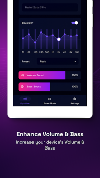 Descargar Equalizer Pro aumentar volumen Música y audio para Android captura de pantalla 6