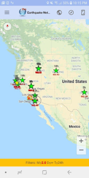 Descargar Sismo Detector Comunicación para Android captura de pantalla 2