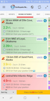 Descargar Sismo Detector Comunicación para Android captura de pantalla 3