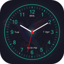 Descargar  Reloj Analógico Fondo Animado