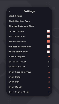 Descargar Reloj Analógico Fondo Animado Personalización para Android captura de pantalla 3