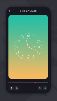 Descargar Reloj Analógico Fondo Animado Personalización para Android captura de pantalla 6