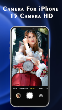 Descargar Camera For iPhone 15 Camera HD Foto para Android captura de pantalla 2