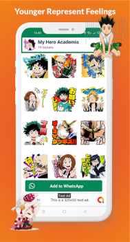 Descargar Anime Stickers for WhatsApp Personalización para Android captura de pantalla 4