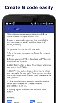 Descargar G-code Generator Trabajo para Android captura de pantalla 4